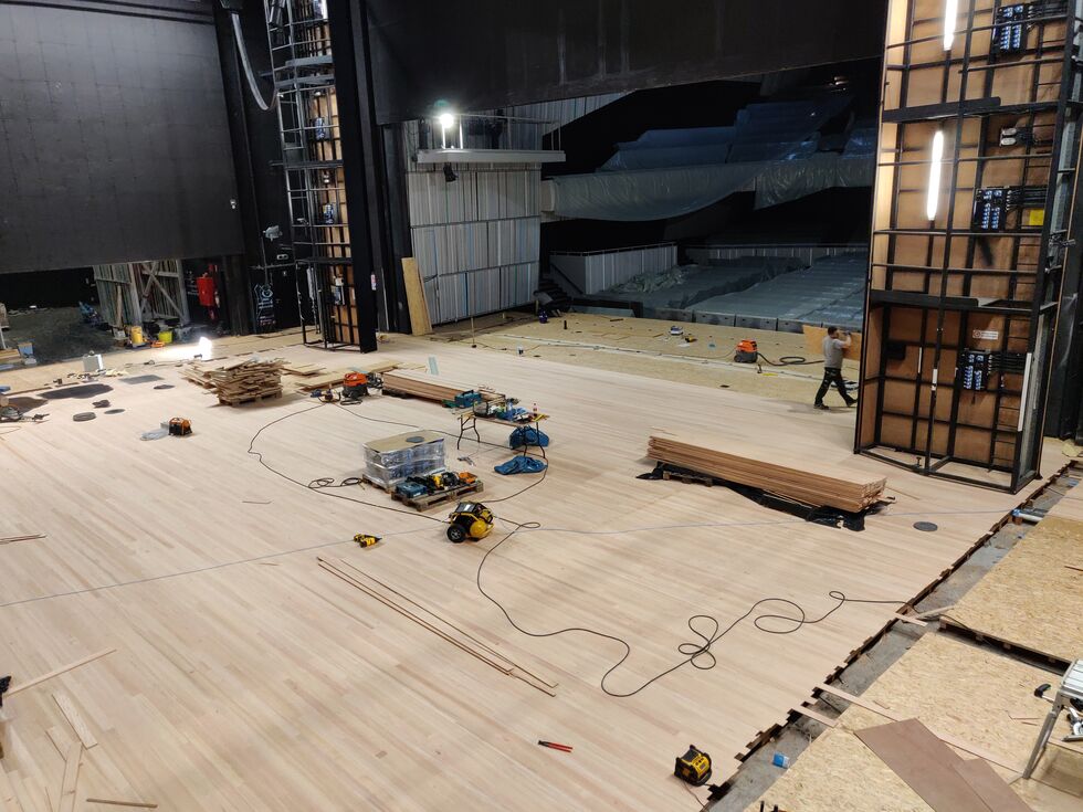 New Stage Floor In Bruges Concert Hall A Masterpiece Of